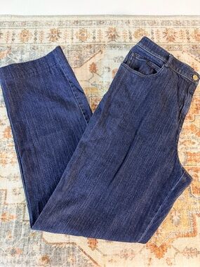 St. John Sport Dark Wash Jeans Straight Leg